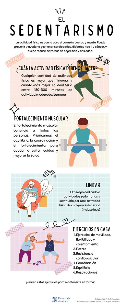 Infografía sobre el impacto global del sedentarismo y estadísticas por país
