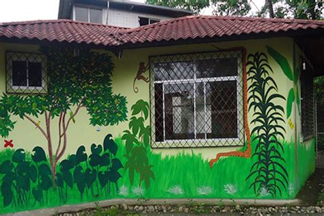 fotografía de una casa de acogida en Haití