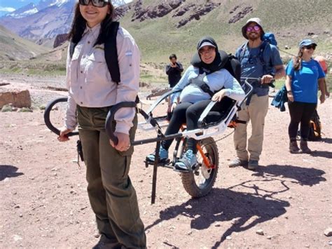 Monociclo adaptado para trekking en montaña