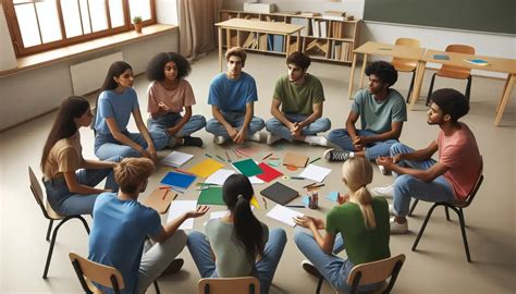 Grupo de cuidadores participando activamente en un taller