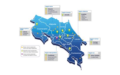 Mapa de la distribución de centros de salud y abastecimiento en la Región Metropolitana