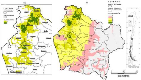 Mapa de La Araucanía mostrando la distribución de la población rural y urbana.