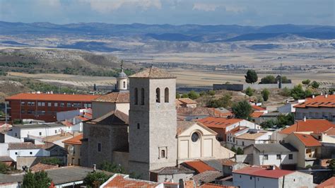 Foto aérea de Brea de Tajo, destacando su carácter agrícola