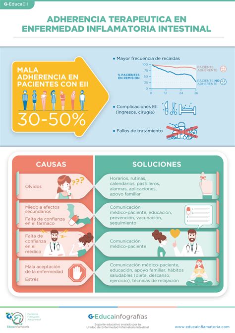 Infografía sobre la adherencia terapéutica y sus factores