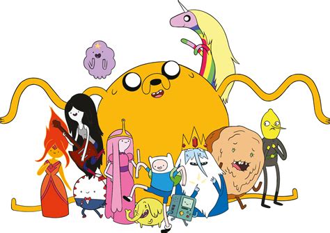 Personajes de Adventure Time en un escenario melancólico