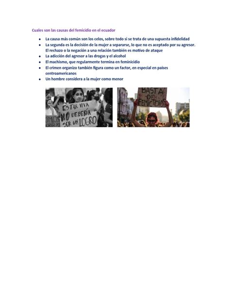 Infografía sobre las causas estructurales del femicidio en el contexto patriarcal.