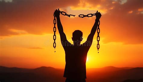Ilustración de personas mayores rompiendo cadenas de estereotipos