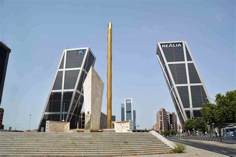 Fotografía de la Plaza de Castilla, escenario del incidente de atropello