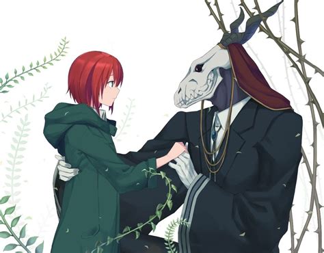 Arte conceptual de Chise y Elias en The Ancient Magus' Bride
