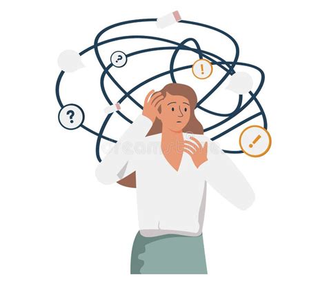 Ilustración abstracta de una persona sintiendo frustración o carga emocional