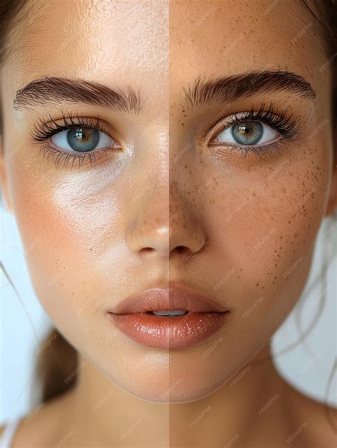 Foto ilustrativa del antes y después del maquillaje de cejas en una persona mayor, mostrando el efecto lifting