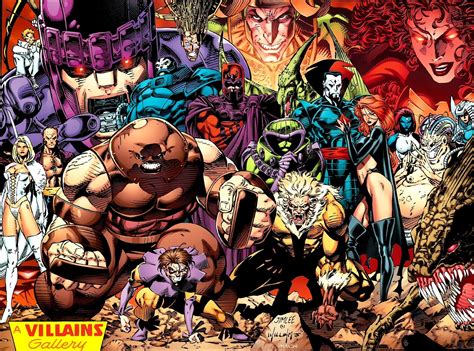 Collage de icónicos villanos ancianos de Marvel Comics