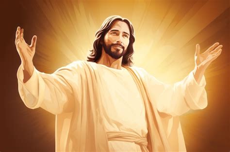 Cruz con la figura de Jesús con los brazos extendidos