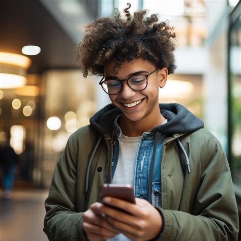Persona usando un smartphone con funciones de accesibilidad activadas, como texto grande o menú simplificado.