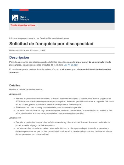 Esquema del flujo de documentos para la solicitud de franquicia por discapacidad