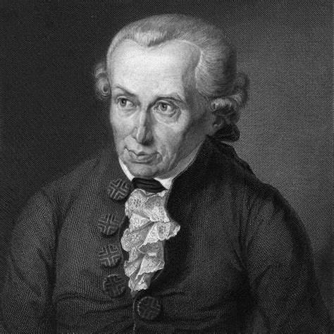 Retrato de Immanuel Kant en la época de la Ilustración