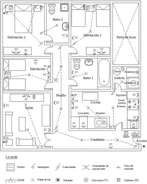 Representación esquemática de la casa donde Bustamante ocultó cuerpos.