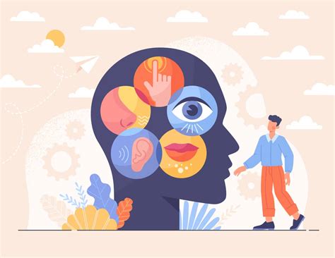 Esquema sobre la estimulación sensorial multisensorial (tacto, oído, olfato) como apoyo al aprendizaje en el aula.