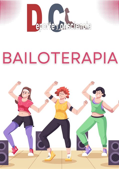 Diagrama mostrando una sesión de bailoterapia adaptada, con ejercicios de calentamiento, coreografías sencillas y enfriamiento.