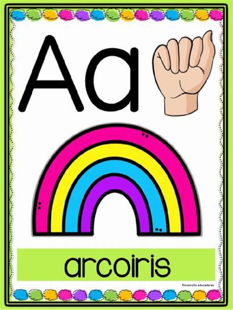 Ilustración de un abecedario inclusivo con personajes diversos realizando acciones