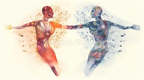 Ilustración que representa la dualidad de la vulnerabilidad humana: fragilidad biológica y psíquica frente a la capacidad de autoconciencia y libertad.