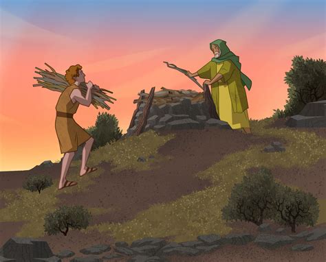 Abraham ofreciendo a Isaac en el Monte Moriah