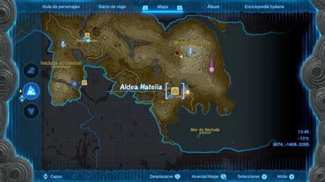 Mapa de la Aldea Mibu con la ubicación del Sacerdote Sediento resaltada.