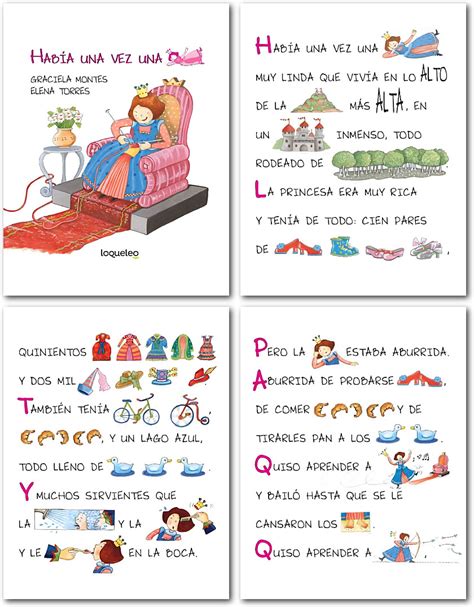 Niño leyendo un cuento con pictogramas, con ilustraciones coloridas