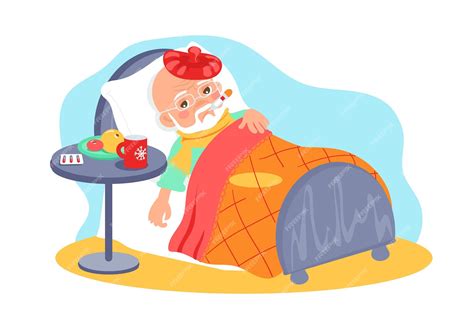 Ilustración de un rey anciano en cama, buscando cura para su enfermedad