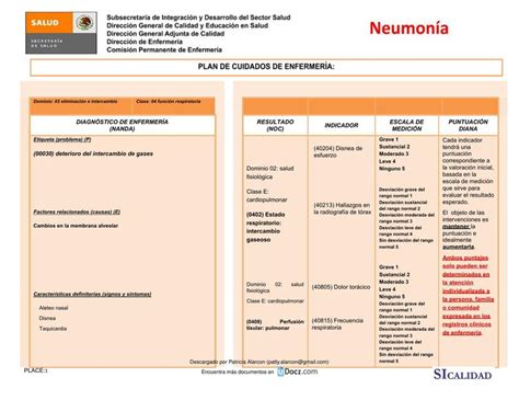 Gráfico o tabla que resuma el plan de cuidados de enfermería para fibrilación auricular