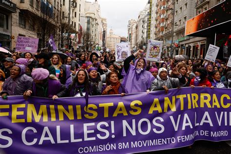 Representación del colectivo feminista