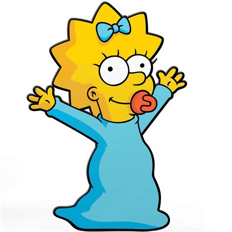 Imágenes de merchandising de Maggie Simpson