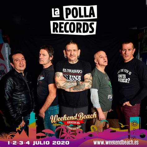 Foto de la banda La Polla Records en concierto