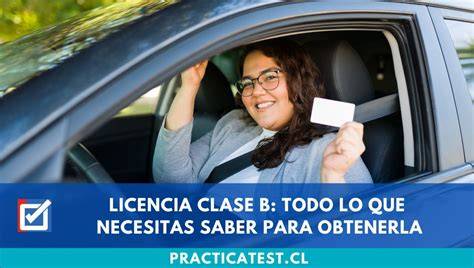 cronograma de pasos para obtener la licencia Clase B