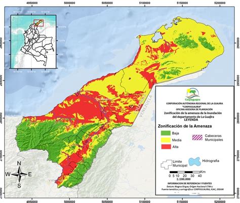 Infografía: Zonas de alta y media susceptibilidad a inundaciones basada en geomorfología
