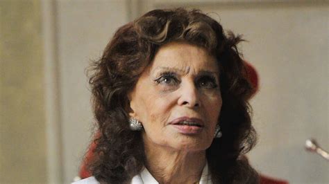Sophia Loren en una aparición pública reciente