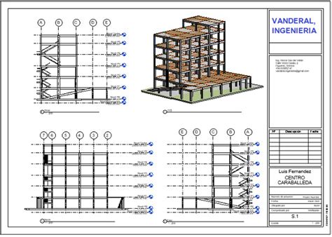 Diagrama de planta irregular en edificio de hormigón armado
