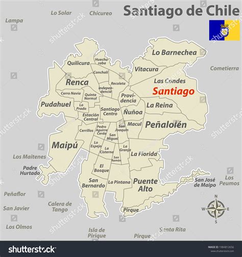 mapa de Santiago con ubicaciones de hoteles y oficinas relacionadas con adopciones ilegales
