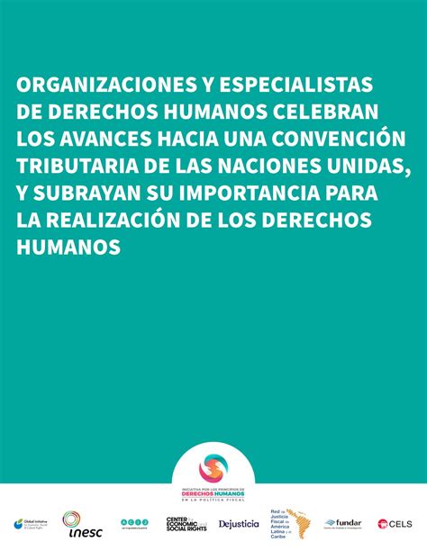 Esquema de las organizaciones de derechos humanos involucradas