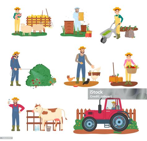 Ilustración de actividades agrícolas y ganaderas típicas de la comuna de Pemuco