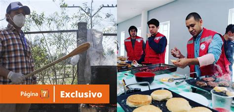 Jóvenes del Sename cocinando con Ignacio Román