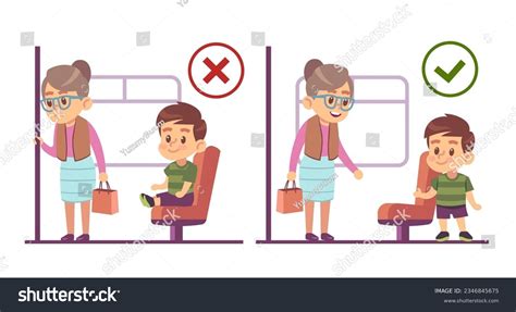 Ilustración de personas fingiendo dormir o leer para evitar ceder el asiento.