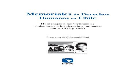 Foto: Memorial por víctimas de violaciones a los derechos humanos