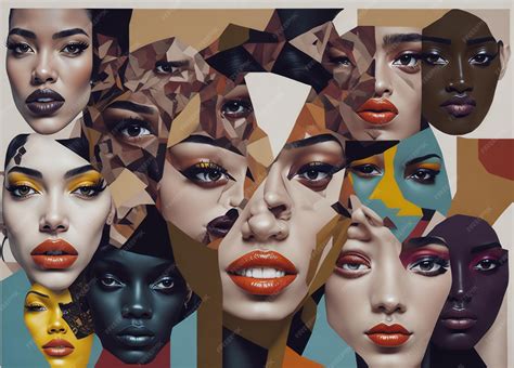 Collage de mujeres diversas inspiradoras realizando labores de liderazgo y empoderamiento