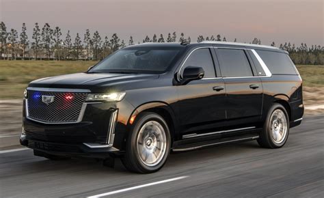 Cadillac Escalade blindado con detalles de sus componentes de seguridad
