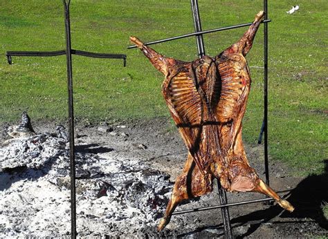 Plato de cordero patagónico al asador