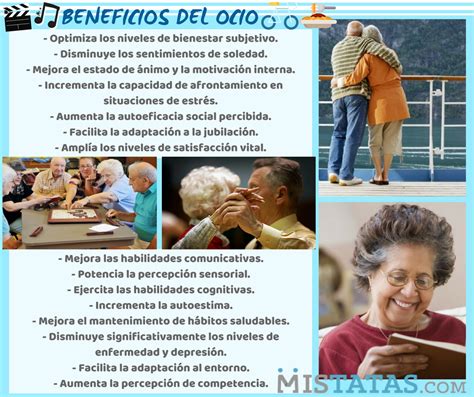 Infografía: Beneficios del ocio y las actividades sociales en la jubilación