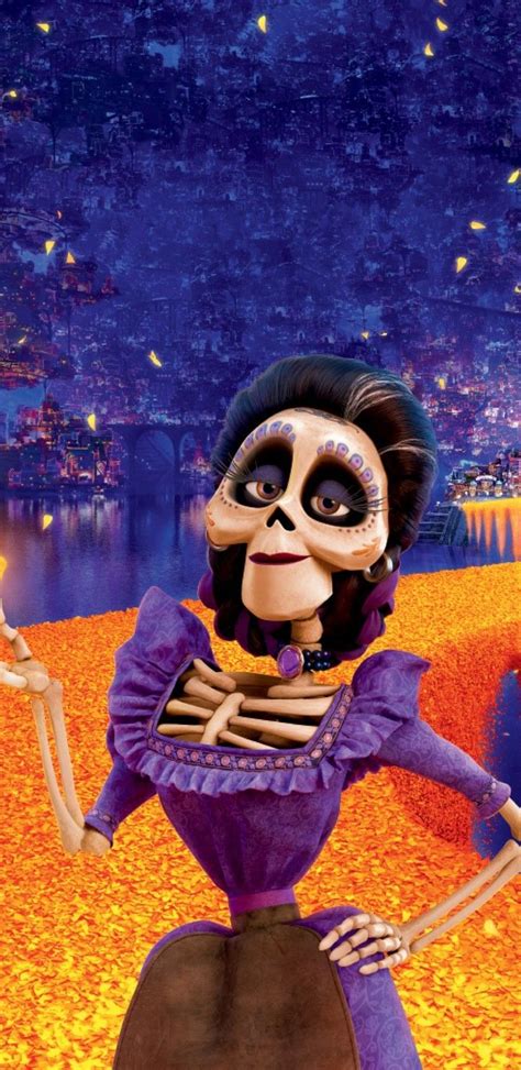 Imagen de la familia Rivera de Coco, incluyendo a Mamá Imelda y Mamá Coco