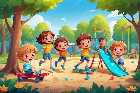 Familia y niñera jugando con niños en un parque de San Pedro de la Paz