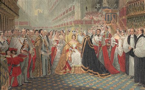 Pintura de Victoria prestando juramento de coronación